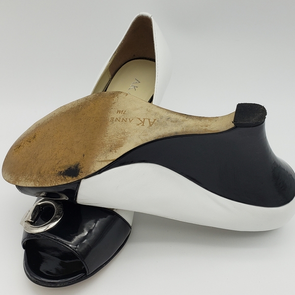 Anne Klein wedge type heels sz 7.5 - Picture 5 of 14